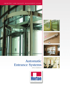 Automatic Entrance Systems