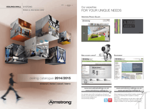 Armstrong ceiling catalogue 2014/2015