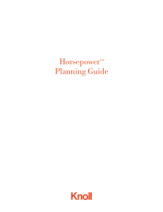 Horsepower™ Planning Guide