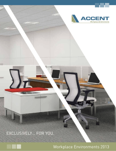 Corporate Catalogue – 2013 - Accent Workplace Environments