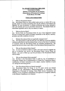 No. AB.14017/13/2013-Estt. (RR) (1349) Government of