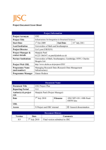 User Requirements Analysis