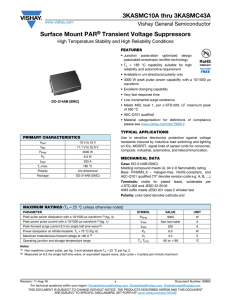 3KASMC10A thru 3KASMC43A Datasheet