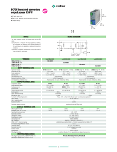 XCSA DC / DC Converters