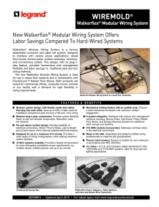 Walkerflex Modular Wiring System
