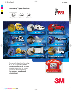 3M Spray Equipment Products