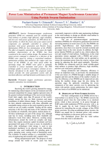 Power Loss Minimization of Permanent Magnet Synchronous