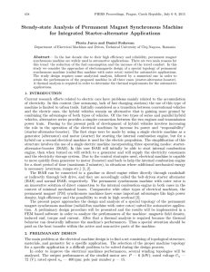 Steady-state Analysis of Permanent Magnet Synchronous Machine