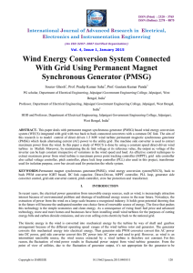 Wind Energy Conversion System Connected With Grid