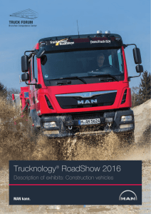 Trucknology Roadshow 2016 - Construction vehicles