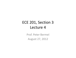 (Microsoft PowerPoint - ECE 201 \226 Lecture 4)
