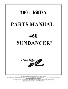 parts manual 2001 460da sundancer