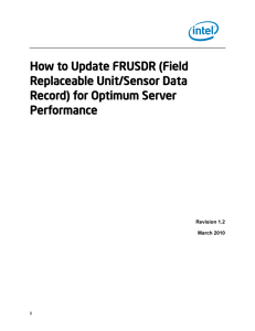How to Update FRUSDR