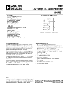ADG736 Data Sheet