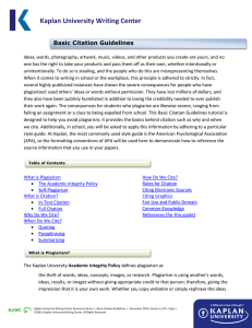Basic Citation Guidelines - Kaplan University | KU Campus