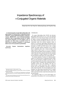 Impedance Spectroscopy of π-Conjugated Organic