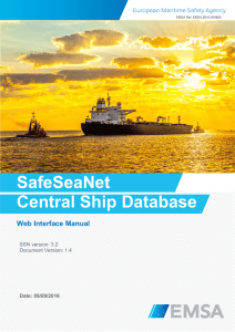 CSD Web interface manual v1.4 - EMSA