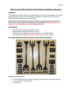 IMP Concepts 3DR Iris Retract Carbon Edition Installation Instructions