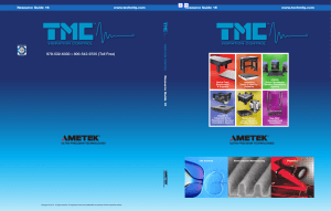 TMC Resource Guide 1.. - Technical Manufacturing Corporation