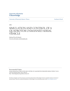 simulation and control of a quadrotor unmanned