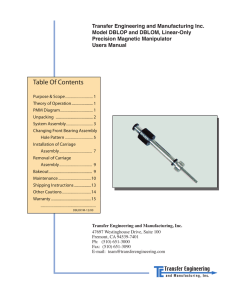 PMM DBLRP Manual 8/00