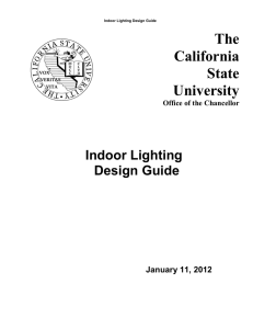 CSU Indoor Lighting Guide - California State University