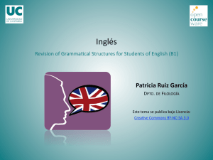 Inglés - OCW Universidad de Cantabria