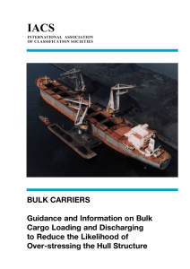 BULK CARRIERS Guidance and Information on Bulk Cargo