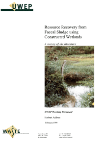 5. Resource recovery for sewage and fecal sludge treatment