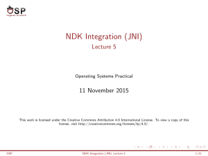 NDK Integration (JNI)
