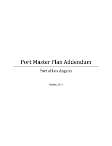 Port Master Plan Addendum