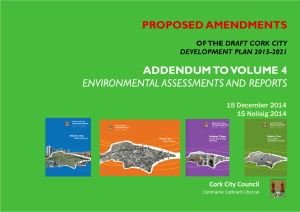 PROPOSED AMENDMENTS ADDENDUM TO VOLUME 4