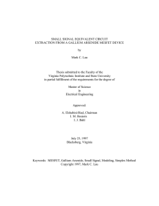 SMALL SIGNAL EQUIVALENT CIRCUIT