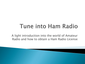 How to obtain a Ham Radio License