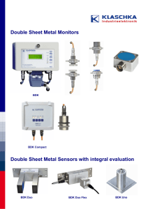 Double Sheet Metal Monitors Double Sheet Metal Sensors