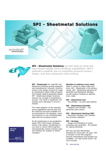 SPI - Sheetmetal Solutions