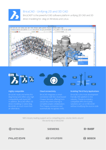 BricsCAD - Unifying 2D and 3D CAD