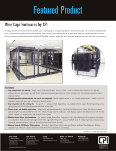 wire cage enclosures by cpi