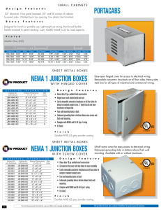 BUD Industries JBH Series NEMA Metal Boxes
