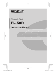 Olympus FL-50R Instruction Manual