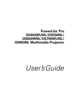 User`s Guide