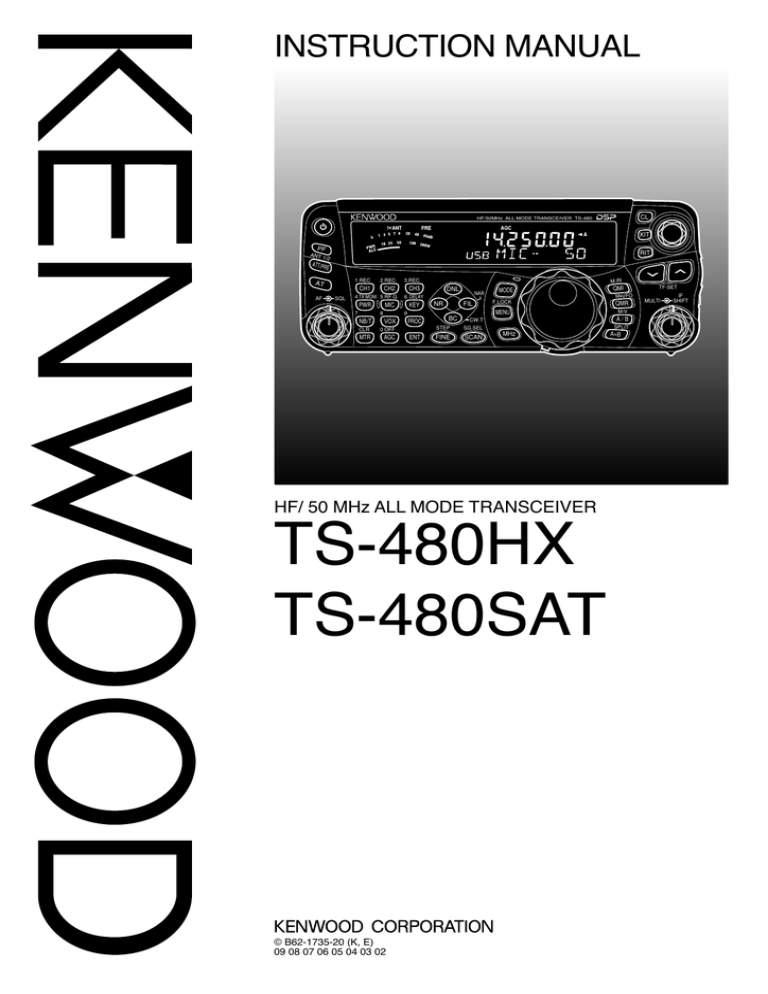Kenwood TS480 PDF Manual
