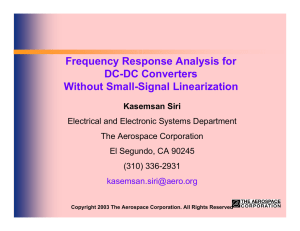 Presentation - Frequency Response Analysis for DC