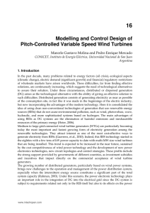 Modelling and Control Design of Pitch