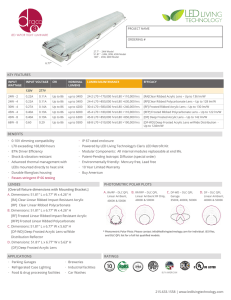 Draco III Spec Sheet - LED Living Technology