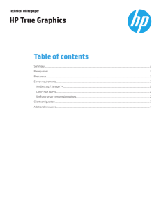 Technical white paper HP True Graphics