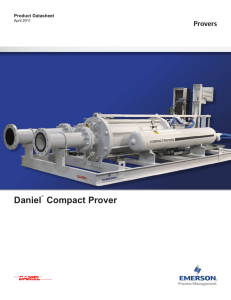 Daniel Compact Prover - Emerson Process Management