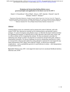 Designing and interpreting limiting dilution assays: general