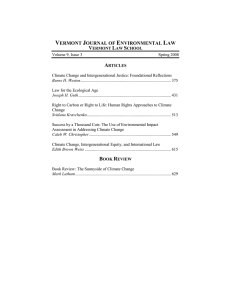 Volume 9 • Issue 3 - Vermont Journal of Environmental Law