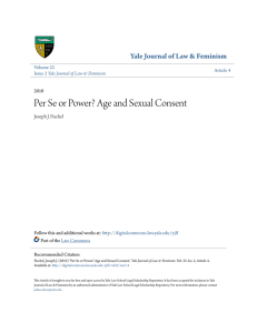 Per Se or Power? Age and Sexual Consent